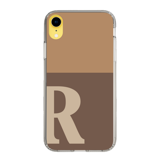 Slim Protection Case［ Original - initial two tone - R brown ］