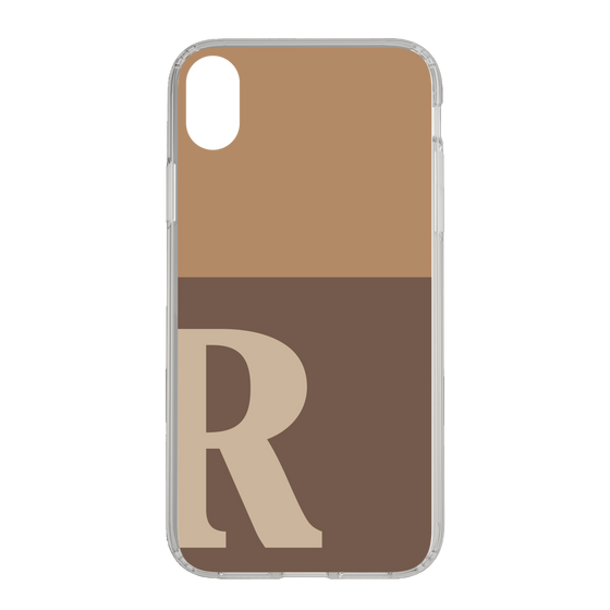 Slim Protection Case［ Original - initial two tone - R brown ］