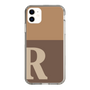 Slim Protection Case［ Original - initial two tone - R brown ］