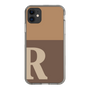 Slim Protection Case［ Original - initial two tone - R brown ］