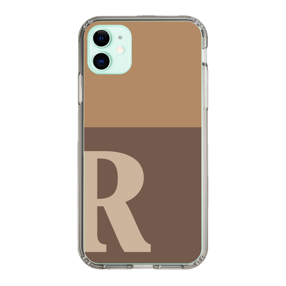 Slim Protection Case［ Original - initial two tone - R brown ］