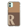 Slim Protection Case［ Original - initial two tone - R brown ］