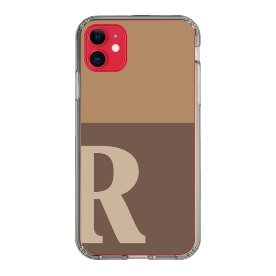 Slim Protection Case［ Original - initial two tone - R brown ］