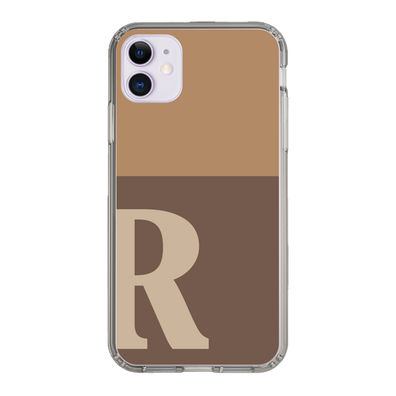 Slim Protection Case［ Original - initial two tone - R brown ］