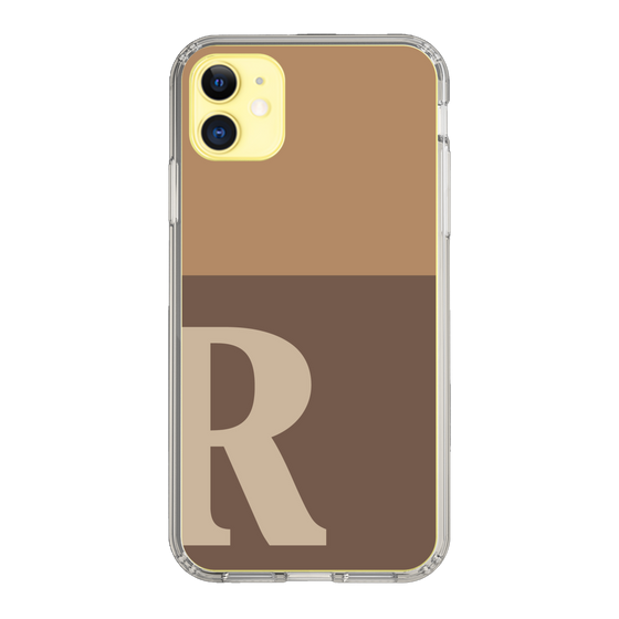 Slim Protection Case［ Original - initial two tone - R brown ］