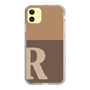 Slim Protection Case［ Original - initial two tone - R brown ］