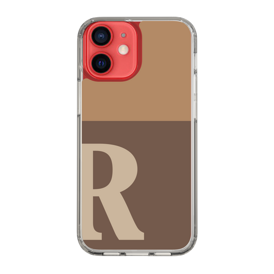 Slim Protection Case［ Original - initial two tone - R brown ］