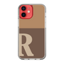 Slim Protection Case［ Original - initial two tone - R brown ］