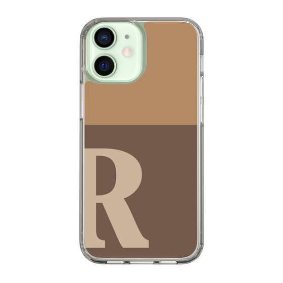 Slim Protection Case［ Original - initial two tone - R brown ］