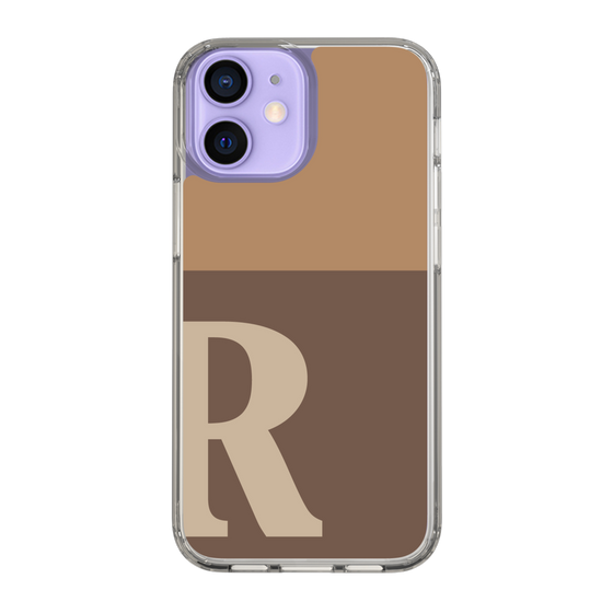 Slim Protection Case［ Original - initial two tone - R brown ］