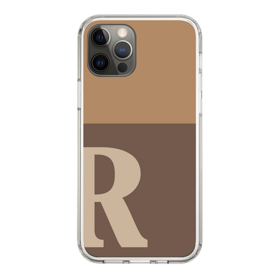 Slim Protection Case［ Original - initial two tone - R brown ］