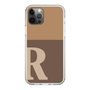 Slim Protection Case［ Original - initial two tone - R brown ］
