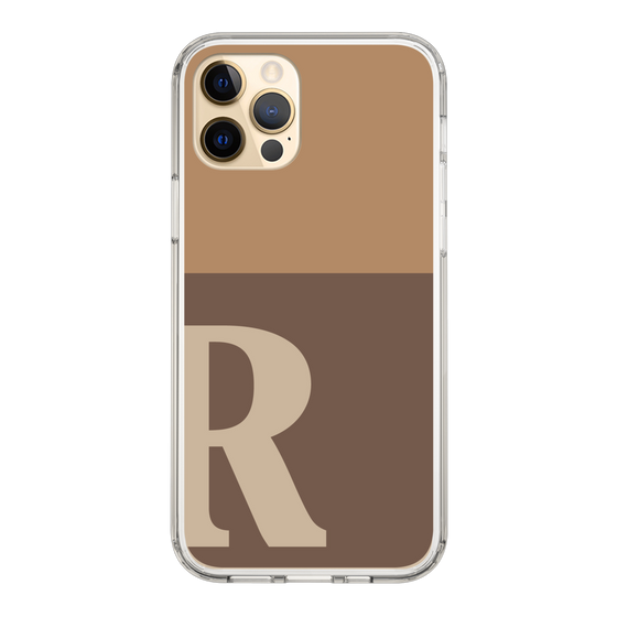 Slim Protection Case［ Original - initial two tone - R brown ］