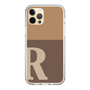 Slim Protection Case［ Original - initial two tone - R brown ］