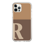 Slim Protection Case［ Original - initial two tone - R brown ］