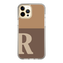 Slim Protection Case［ Original - initial two tone - R brown ］