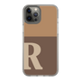 Slim Protection Case［ Original - initial two tone - R brown ］