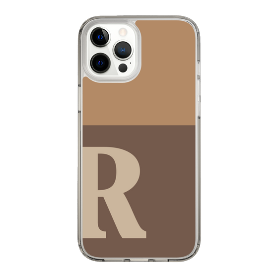 Slim Protection Case［ Original - initial two tone - R brown ］