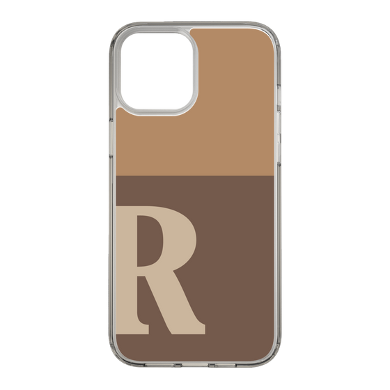 Slim Protection Case［ Original - initial two tone - R brown ］