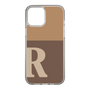 Slim Protection Case［ Original - initial two tone - R brown ］