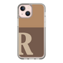 Slim Protection Case［ Original - initial two tone - R brown ］