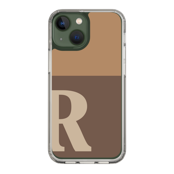 Slim Protection Case［ Original - initial two tone - R brown ］