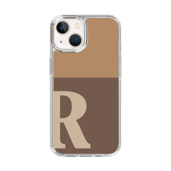 Slim Protection Case［ Original - initial two tone - R brown ］