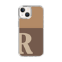 Slim Protection Case［ Original - initial two tone - R brown ］