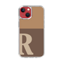 Slim Protection Case［ Original - initial two tone - R brown ］
