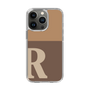 Slim Protection Case［ Original - initial two tone - R brown ］