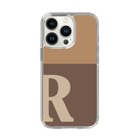 Slim Protection Case［ Original - initial two tone - R brown ］