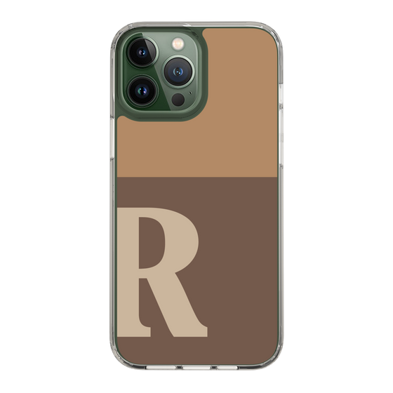 Slim Protection Case［ Original - initial two tone - R brown ］