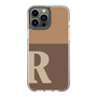 Slim Protection Case［ Original - initial two tone - R brown ］