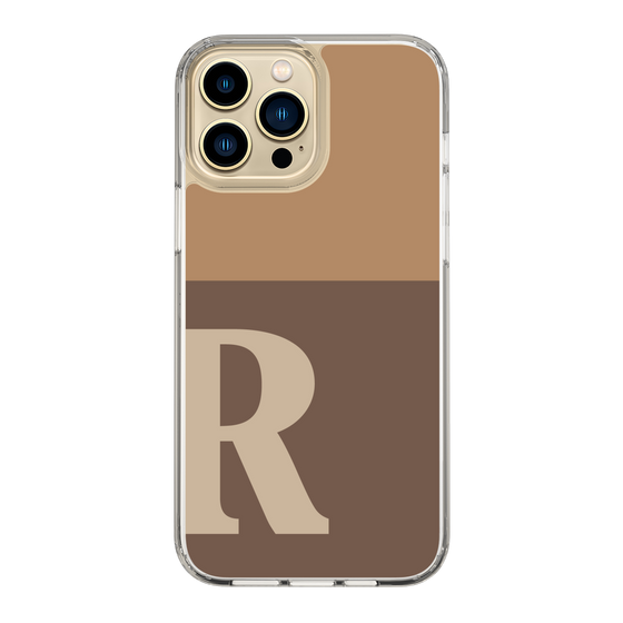 Slim Protection Case［ Original - initial two tone - R brown ］