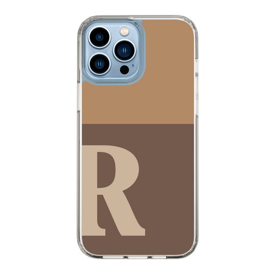 Slim Protection Case［ Original - initial two tone - R brown ］
