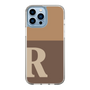 Slim Protection Case［ Original - initial two tone - R brown ］