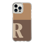 Slim Protection Case［ Original - initial two tone - R brown ］