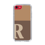 Slim Protection Case［ Original - initial two tone - R brown ］