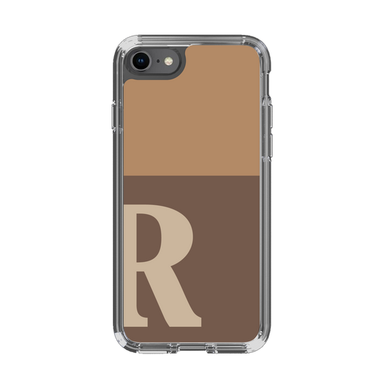 Slim Protection Case［ Original - initial two tone - R brown ］
