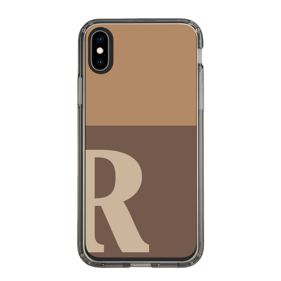 Slim Protection Case［ Original - initial two tone - R brown ］