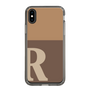 Slim Protection Case［ Original - initial two tone - R brown ］