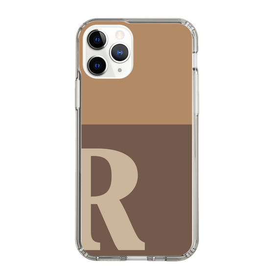 Slim Protection Case［ Original - initial two tone - R brown ］