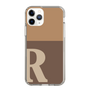Slim Protection Case［ Original - initial two tone - R brown ］