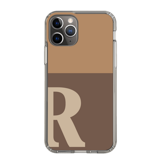 Slim Protection Case［ Original - initial two tone - R brown ］