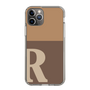 Slim Protection Case［ Original - initial two tone - R brown ］