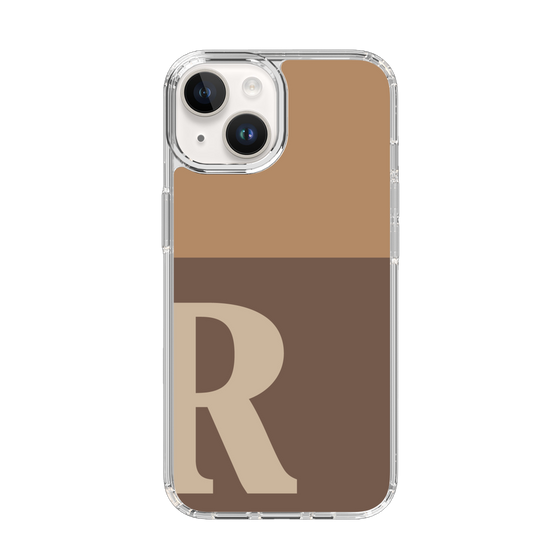 Slim Protection Case［ Original - initial two tone - R brown ］
