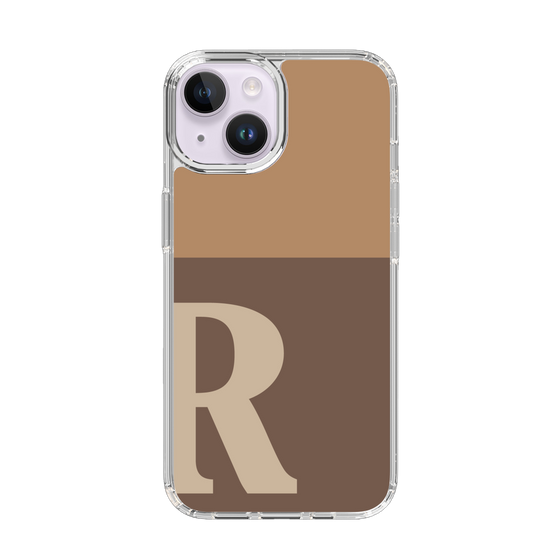 Slim Protection Case［ Original - initial two tone - R brown ］