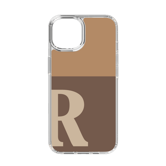 Slim Protection Case［ Original - initial two tone - R brown ］