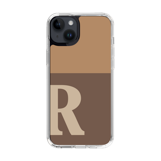 Slim Protection Case［ Original - initial two tone - R brown ］