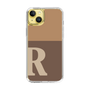 Slim Protection Case［ Original - initial two tone - R brown ］